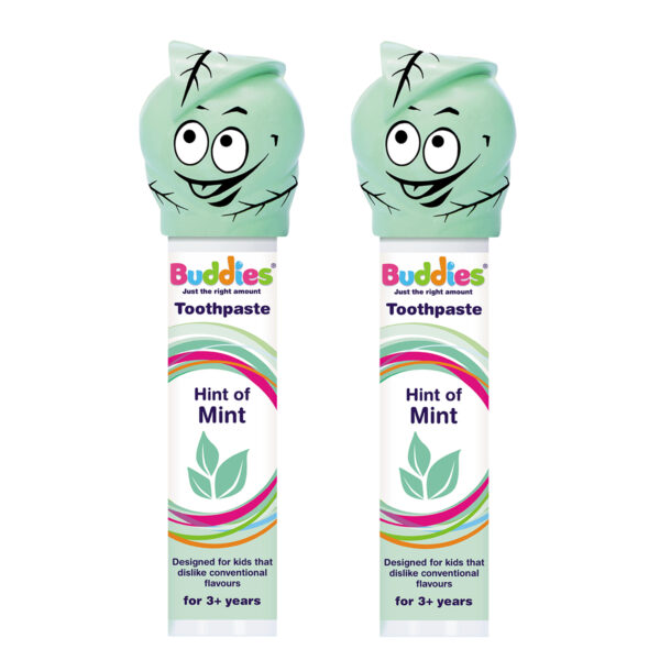 Buddies Hint of Mint toothpaste Twin Pack